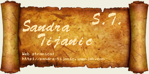 Sandra Tijanić vizit kartica